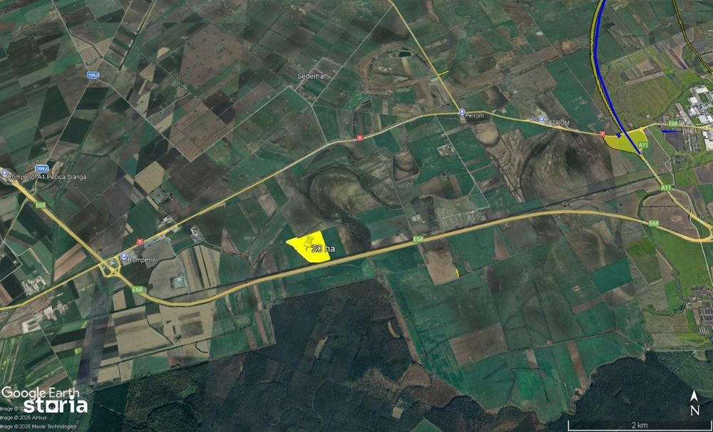 20 ha teren arabil Pecica