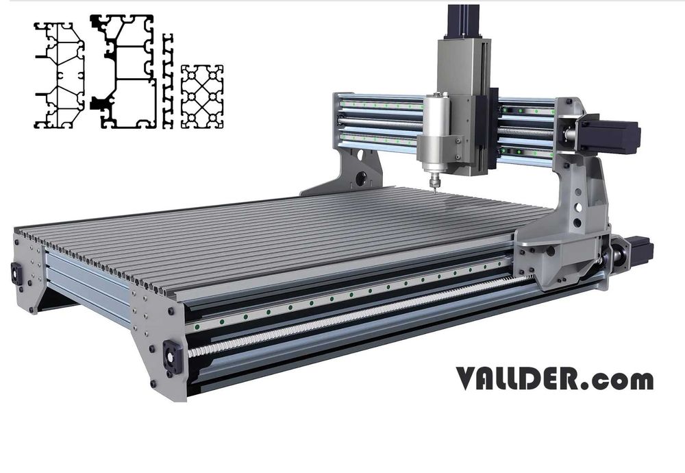 CNC-Y-Axis Алуминиев профил 215x126