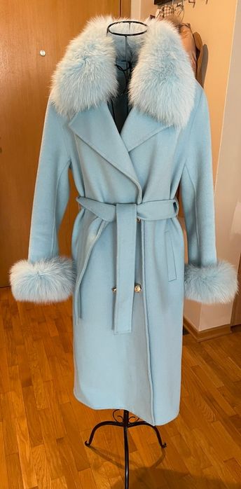 Палто вълна кашмир 80% С М размер