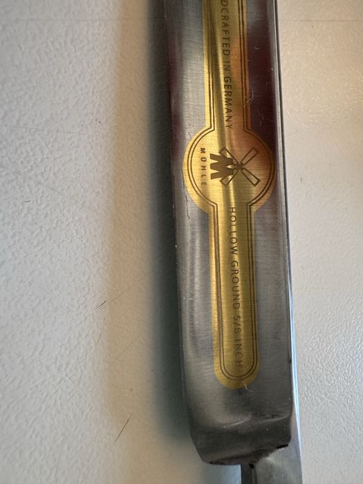 Brici solingen filarmonica, strap straight razor