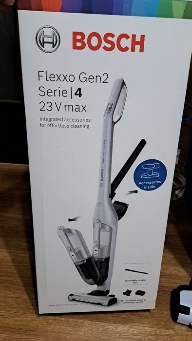 ЧИСТО НОВА прахосмукачка BOSCH 2 в 1  !!! Неупотребявана !!!