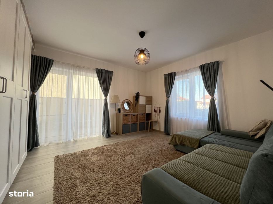 Apartament modern, 2 camere, 59 mp utili, gradina 85 utili - GIROC