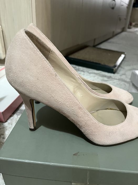 Модельные туфли натуральная замша