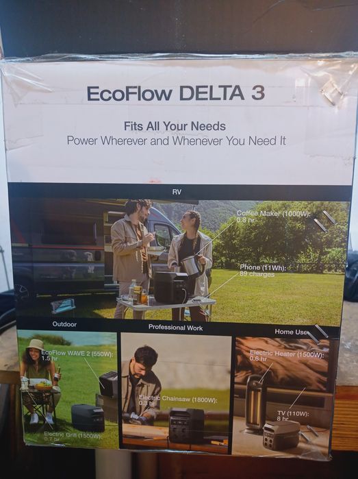 Компактна електроцентрала UPS - EcoFlow DELTA 3