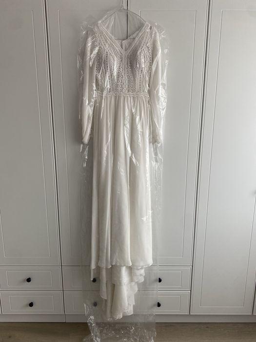 Rochie de mireasa cu trena marimea S