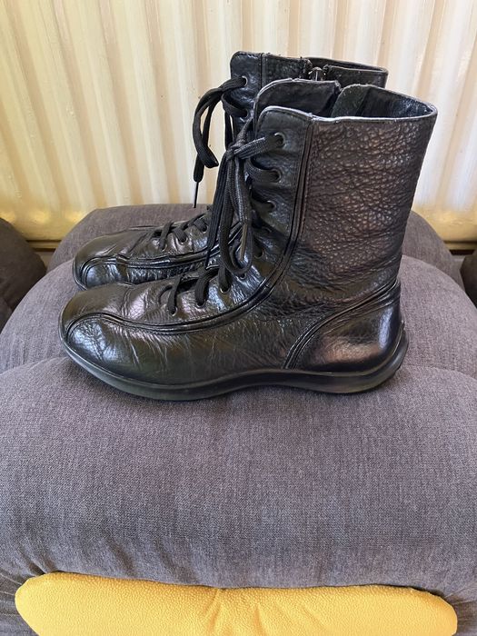 Зимни ботуши Geox тележка кожа