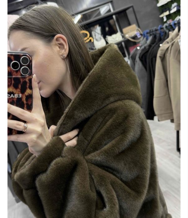 Эко шуба новый оверсайсз