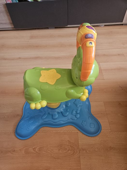 VTech Bounce & Laugh Frog – музикална жаба за скачане / активна бебешка играчка