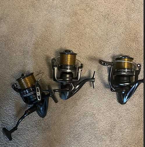 3 x Mulinete Shimano Aerlex 10000 XTB Spod – Stare excelentă – Se vând doar la set