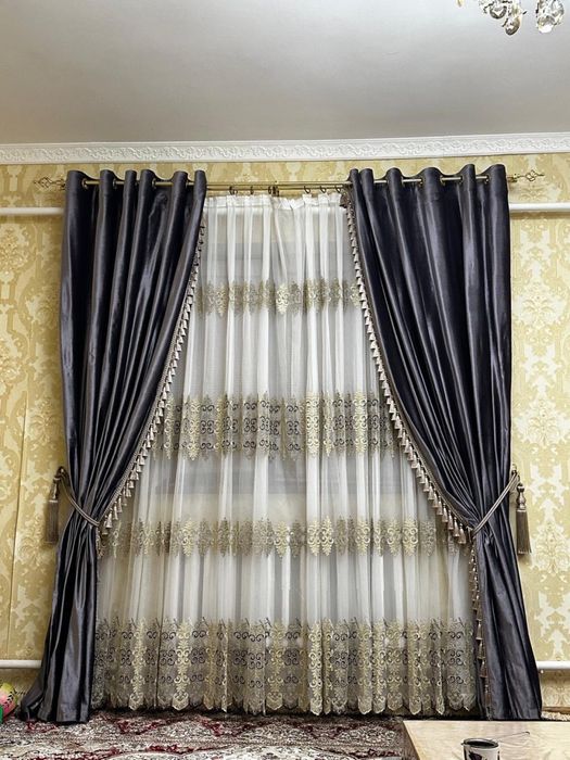 Штор гарнизімен сатылады 2 комплект