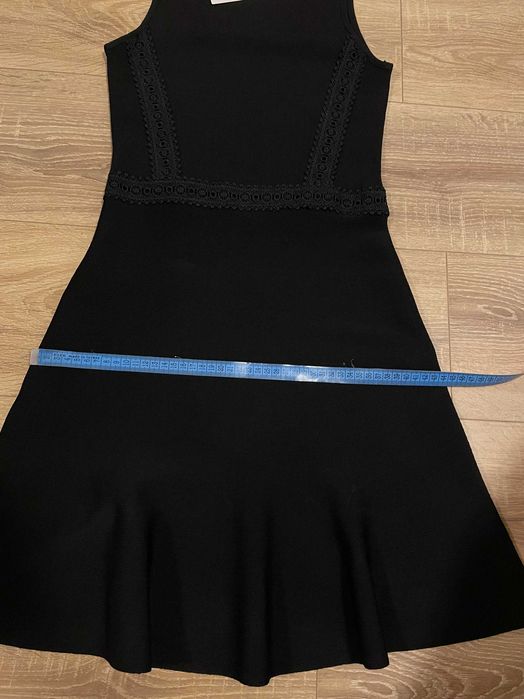 Rochie scurta tricotata neagra Zara S