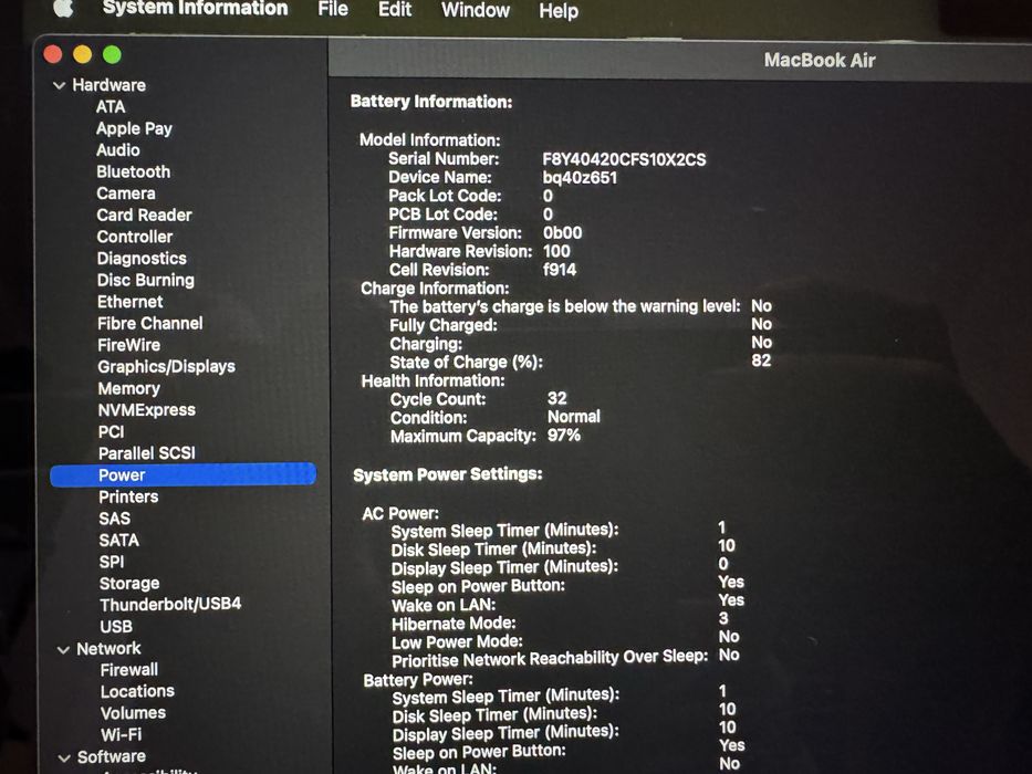 Macbook Air M2 8GB RAM, 512 GB SSD