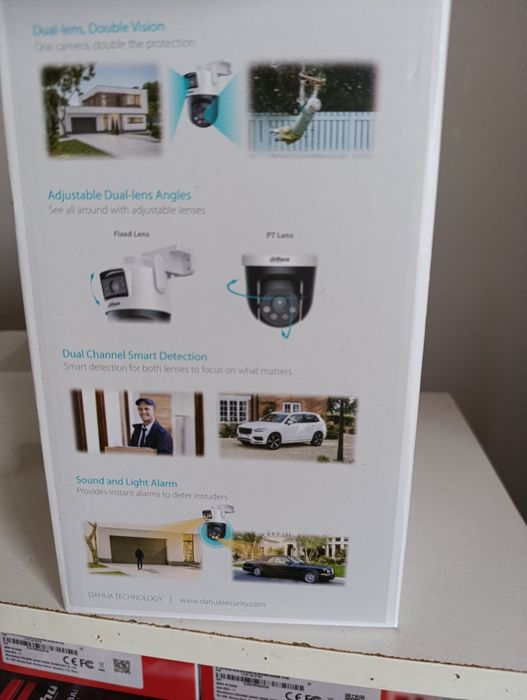 IP Камера уличный dahua ptz 360° 5mp+5mp модель: IPCDH-P5D-5F-PV