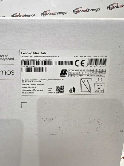 Lenovo Idea Tab Polar Blue 256/8GB NOUA 52695