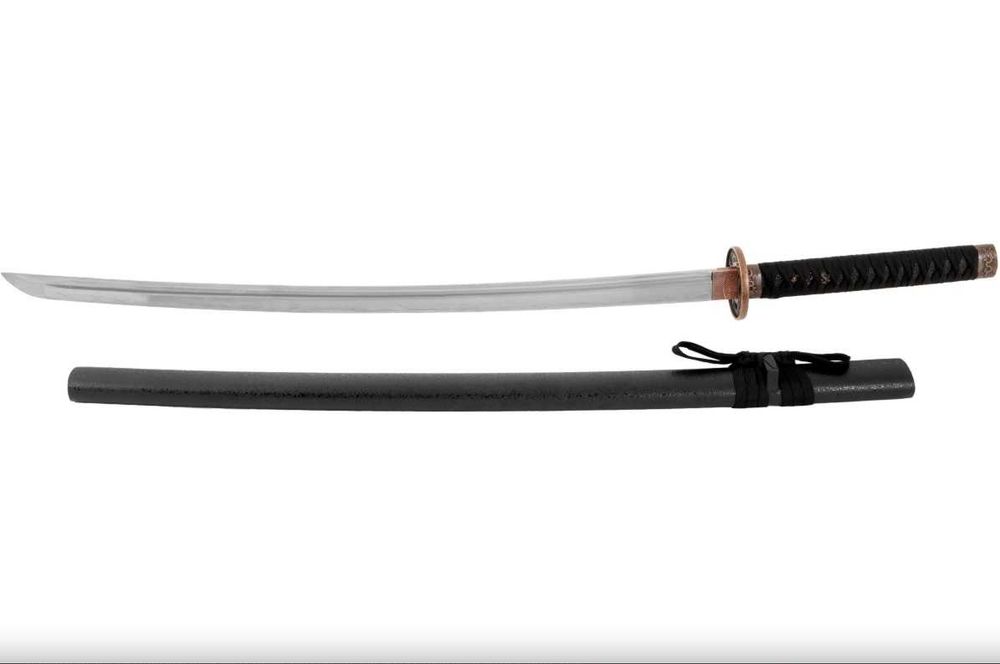 Катана Бушидо Katana Bushido Dragon Tenryu - меч с дървена кания и тцуба с Дракон
