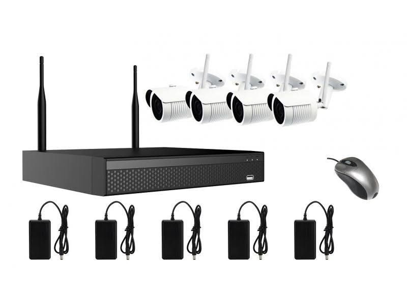 Wi-Fi Cams Kit Longse комплект видеонаблюдение NVR+4CHBullet IP камери