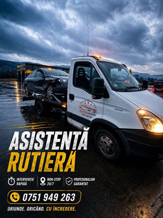 Tractari Auto Non - Stop / Asistenta Rutiera - Valcea - Caineni - Balota