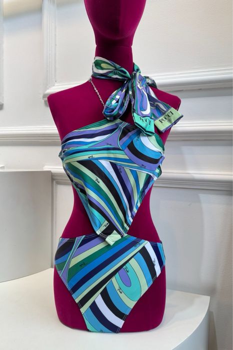 Pucci дамски цял бански XS/S