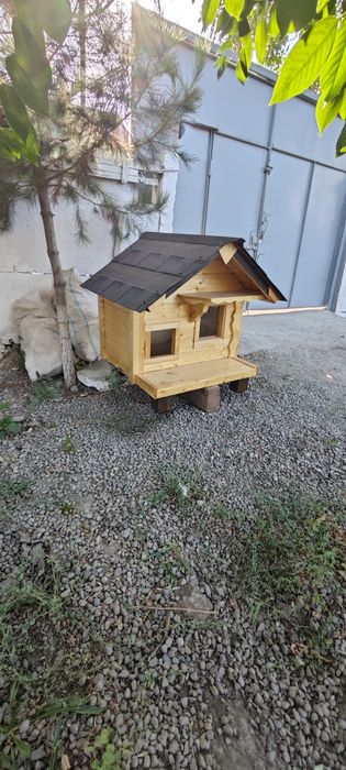 для Гусей, Лебедей, уток домик на плаву. Скворечники, будки, вольеры