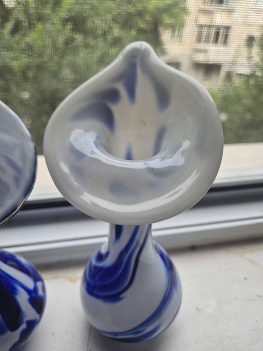 Vaze handmade Italia vetro soffiato a bocca BoMa