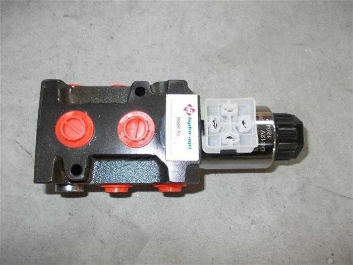 Deviator de flux hidraulic 3/8" 12 Vdc - 1/2" 12 Vdc