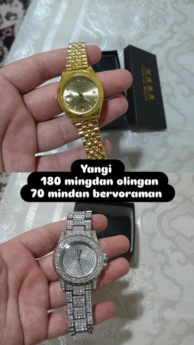 Yangi soatlar juda chiroyli turadi