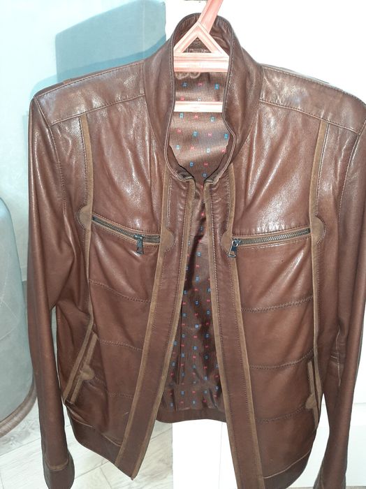 Куртка кожаная натуральная