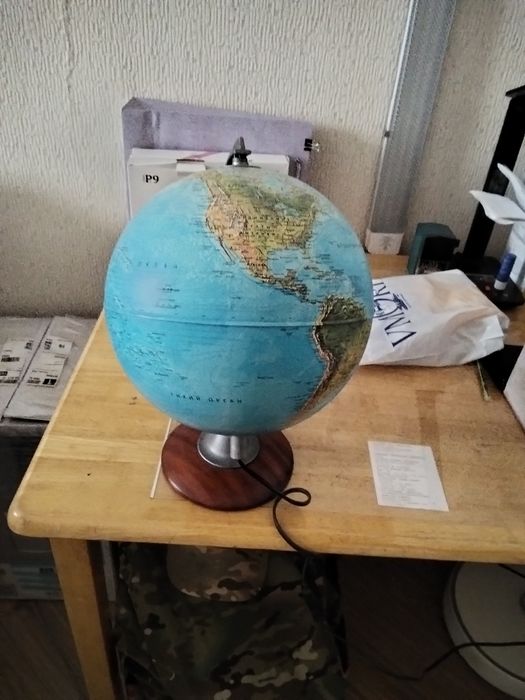 Глобус ночник для школы