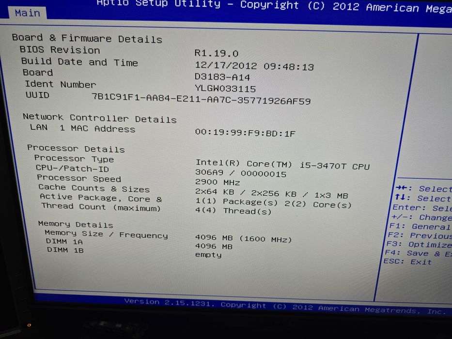 Placa de baza Fujitsu Q920