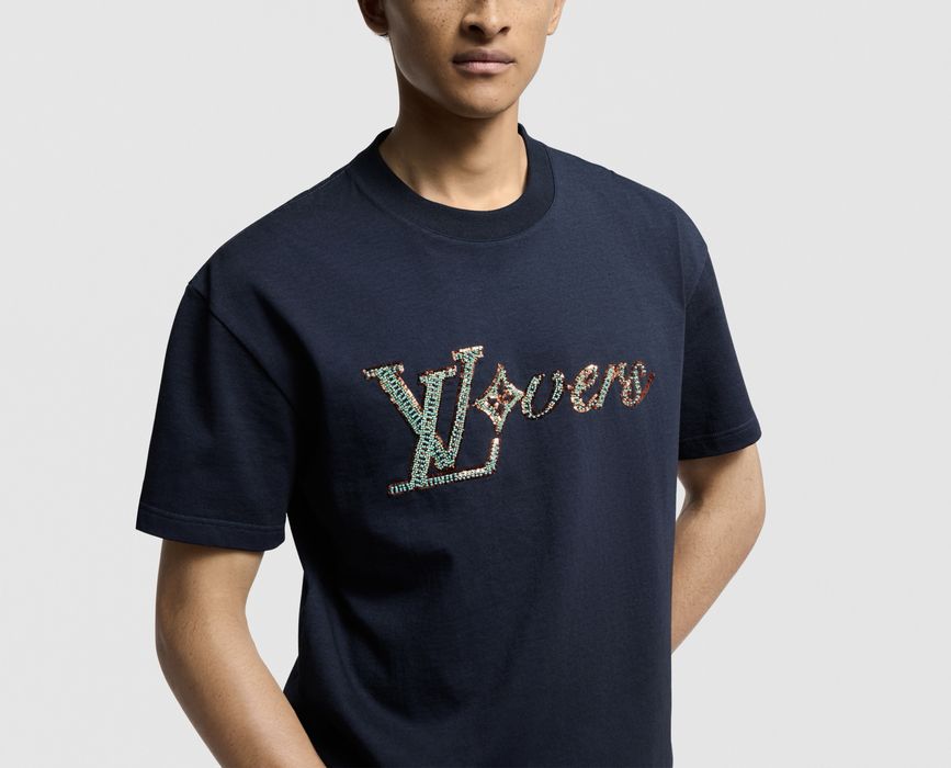 Louis Vuitton embroidered T-shirt