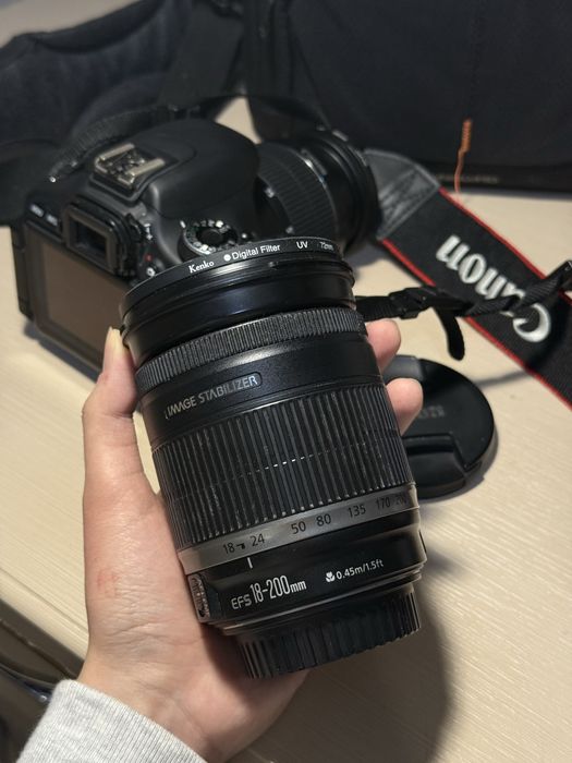 CANON EOS 600D, два объектива