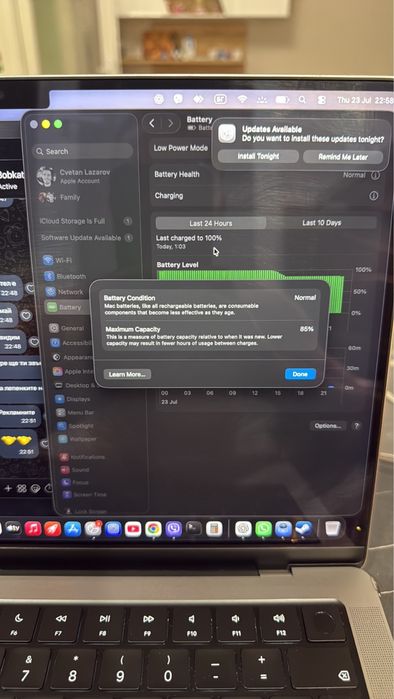 MacBook Pro M2 Pro 14’ Space Gray 16GB /512GB като НОВ