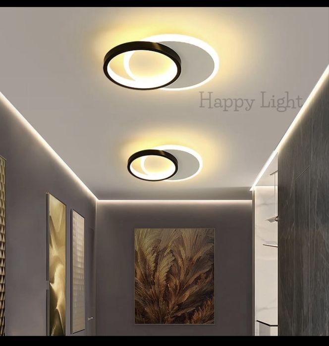 Lustra led cercuri
