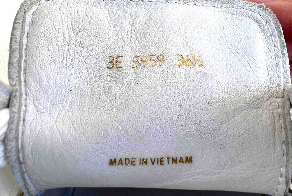 Prada Superbi Pantofi Sneakers Casual Alb Piele Original Nr.37