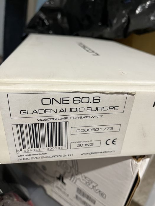 Продавам усилвател Mosconi Gladen ONE 60.6 6канален