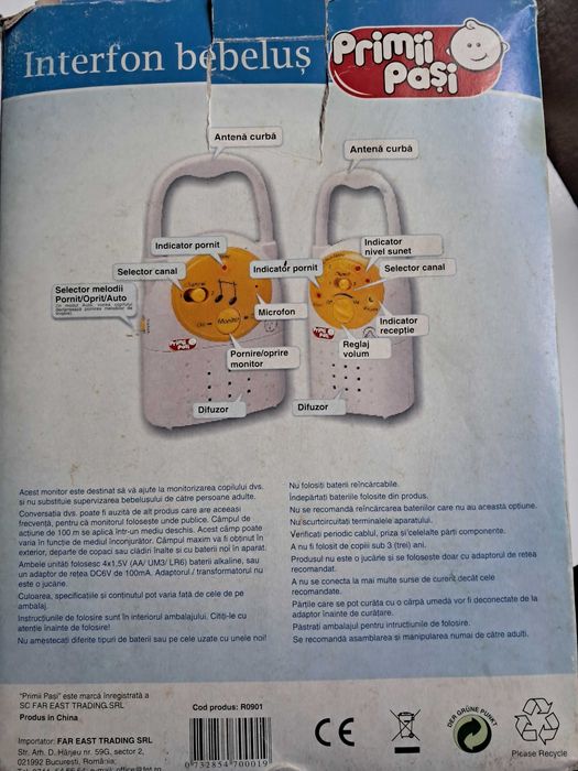Interfon bebelus Primii pasiȚ