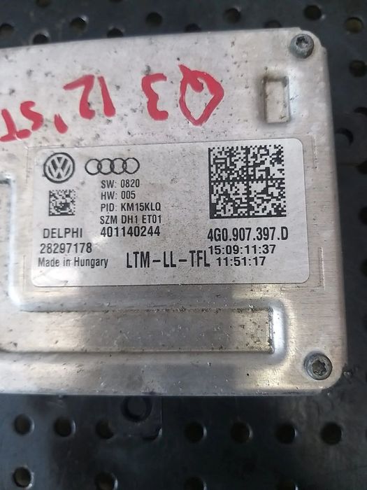 Modul calculator balast xenon drl audi q3 8u 4g0907397d 28297178
