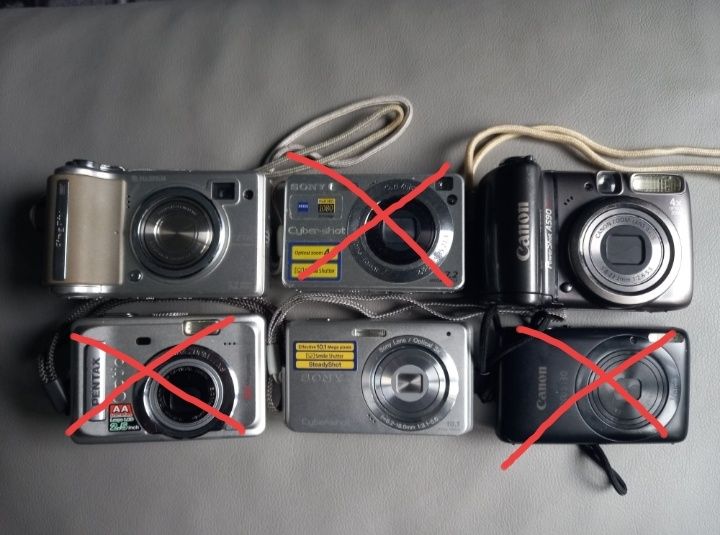 Camere foto digitale Y2K  Sony,Fujifilm, Pentax