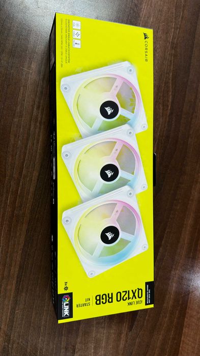 Corsair iCue Link QX120 RGB White - Starter Kit