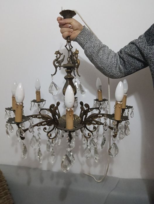 Candelabre vechi din bronz