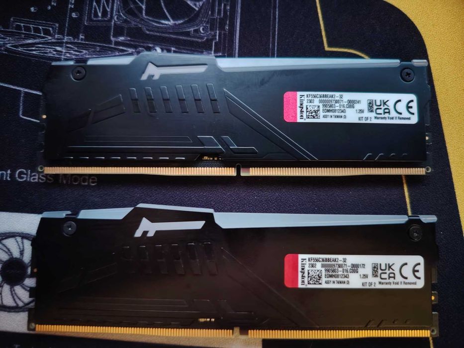 Рам памет Kingston FURY Beast 32GB (2x16GB) DDR5 5600MHz