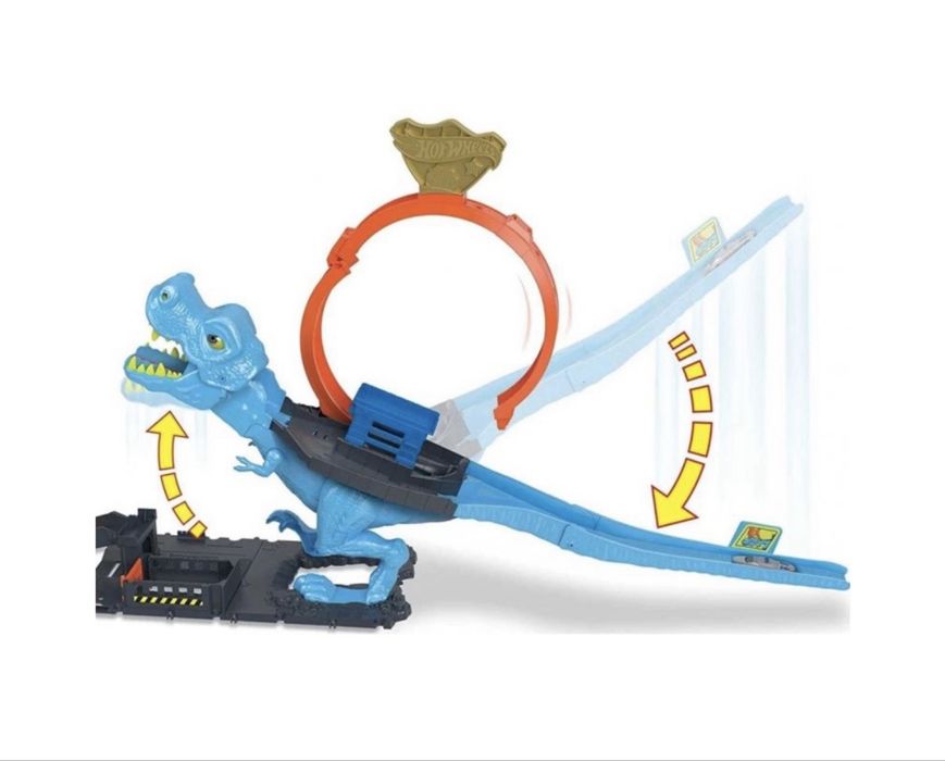 Писта за игра динозавър Hotwheels