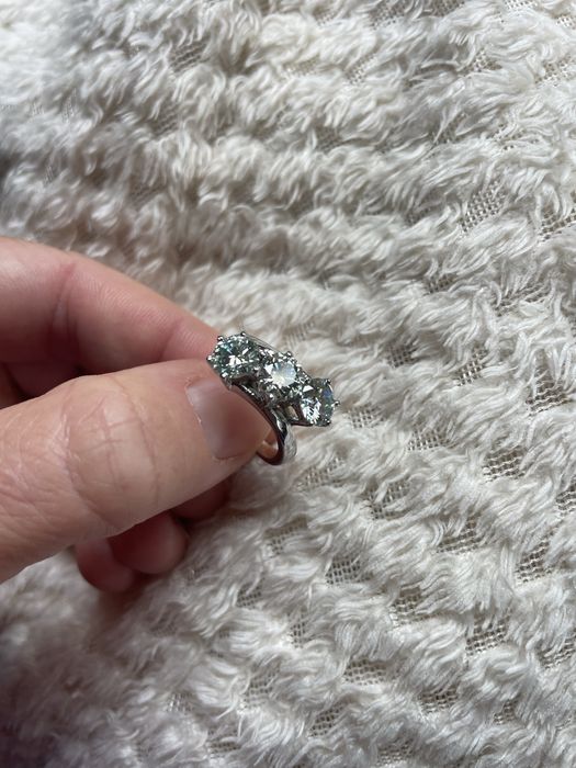 Inel 3 moissanite