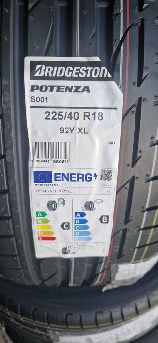 4 x cauciucuri BRIDGESTONE Potenza S001 225/40 R18 92 Y RunFlat