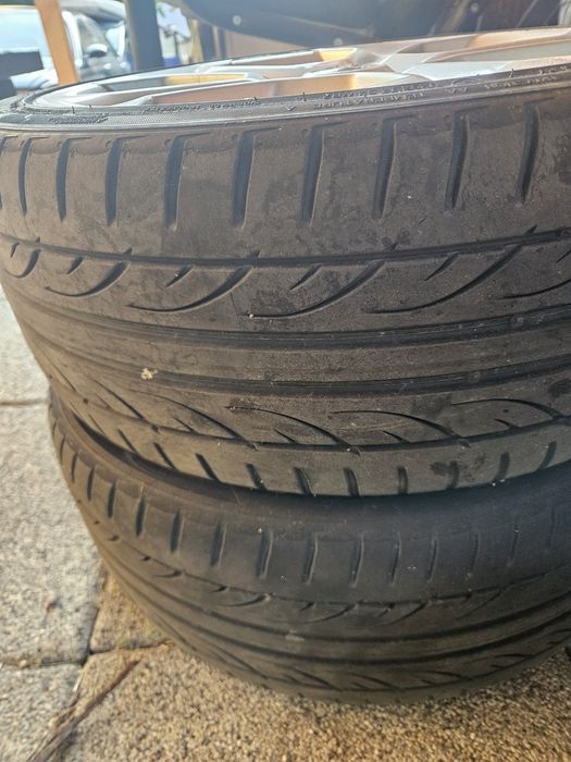 Jante aliaj  205/40/17  Ford 4x108  fiesta focus mondeo anvelope vara Hankookk