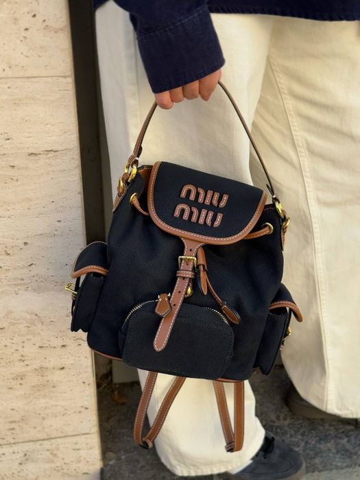 Дънкова Раница миу миу miu miu