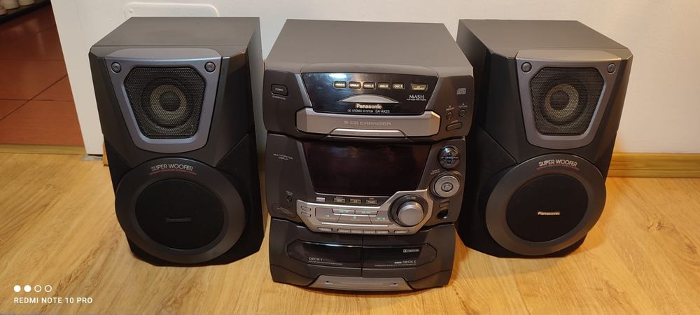 Vând combină Panasonic model SA-AK25 2x100w
