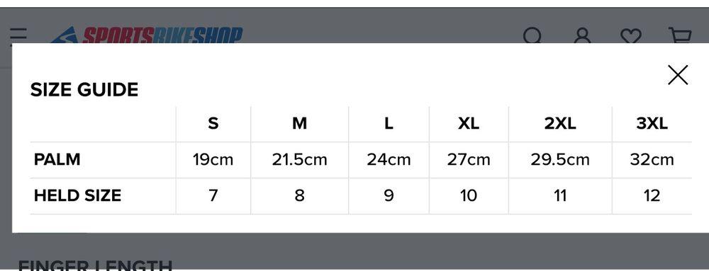 Held Nick Glove - черни размер L