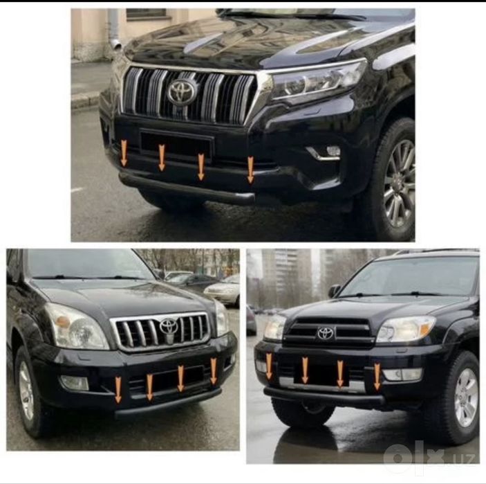 Защита бампера Toyota Land Cruiser Prado 4Runner