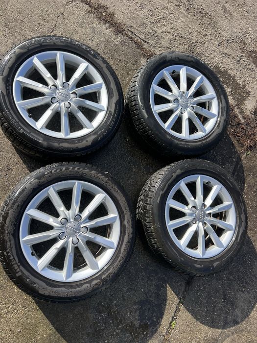 Джанти  AUDI Q3 със зимни гуми 225/55/17 Pirelli